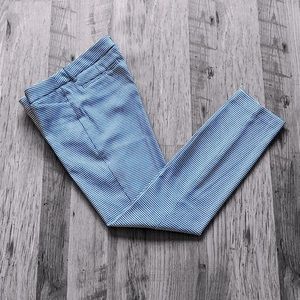 Adrienne Vittadini Mid-Rise Gingham Ankle Pants Sz. 2